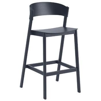 Muuto Cover bar chair, 75 cm, midnight blue