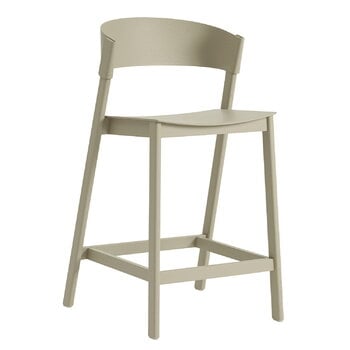 Muuto Cover counter chair, 65 cm, dark beige
