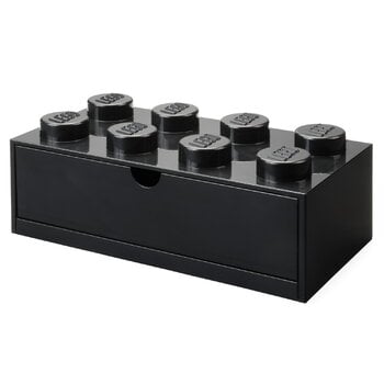 Room Copenhagen LEGO Baustein mit Schublade für den Schreibtisch 8, Schwarz