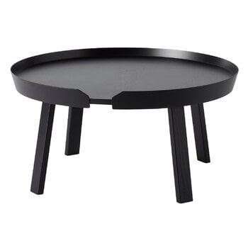 Muuto Around coffee table, large, black