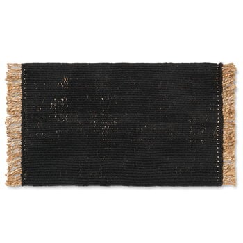Plastmattor, Block matta, 80 x 50 cm, svart - natur, Svart
