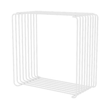 Scaffali modulari, Modulo Panton Wire Single - profondità 18,8 cm - 38 Snow, Bianco