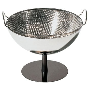 Kitchen containers, AC04 fruit bowl/colander, steel, Silver