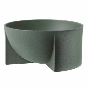 Platters & bowls, Kuru ceramic bowl  240 x 120 mm, moss green, Green