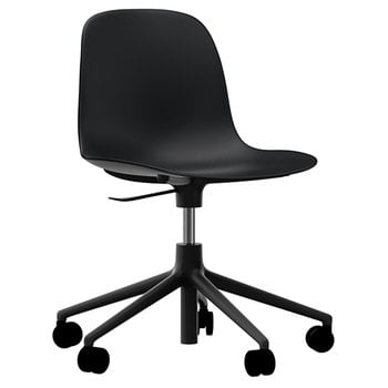 Normann Copenhagen Form Swivel 5W Gaslift työtuoli, musta