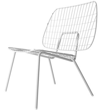 Audo Copenhagen WM String lounge chair, white