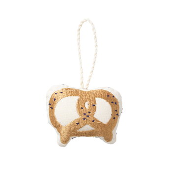 ferm LIVING Copenhagen embroidered ornament, Kringle