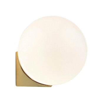 Wall lamps, Brass Architectural Collection single sconce lamp 150, polished brass, Gold