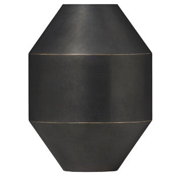 Vases, Hydro vase, 22,5 cm, black brass, Black