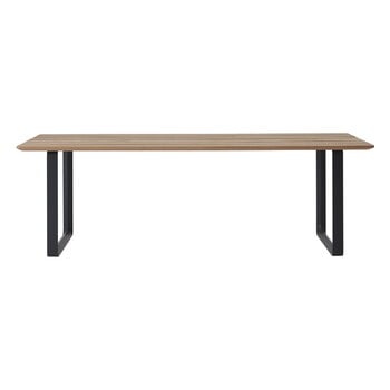 Muuto 70/70 Outdoor table, 225 x 90 cm, Sapele Mahogany - anthr. black, product image