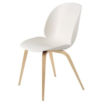 GUBI Beetle chair, oak - alabaster white