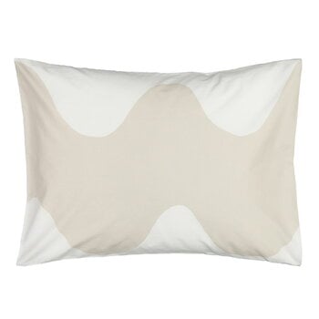 Marimekko Lokki tyynyliina 50 x 60 cm, valkoinen - beige