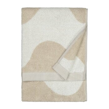 Marimekko Lokki Handtuch, Beige – Weiß