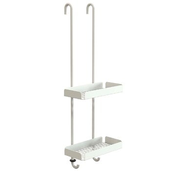 Bathroom accessories, Nova2 shower shelf 6, white, White