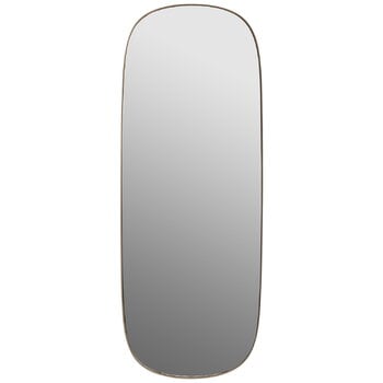 Muuto Framed mirror, large, taupe - clear