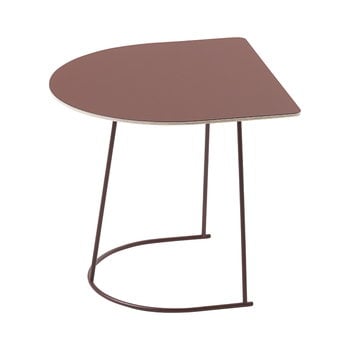 Muuto Table basse Airy, demi-taille, prune