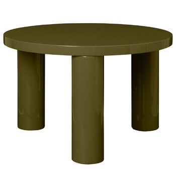 ferm LIVING Post coffee table, 65 cm, olive green