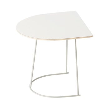 Muuto Airy coffee table, half size, off-white