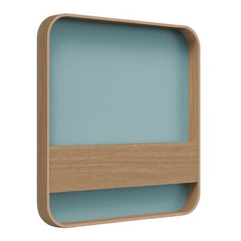 Noticeboards & whiteboards, Bloc News magazine rack, 60 x 60 cm, calm, Blue