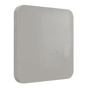 Memory boards, Bloc Glass glassboard, 60 x 60 cm, shy  - LHT39, Gray