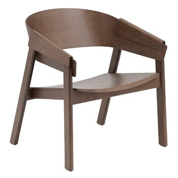 Muuto Cover lounge chair, stained dark brown