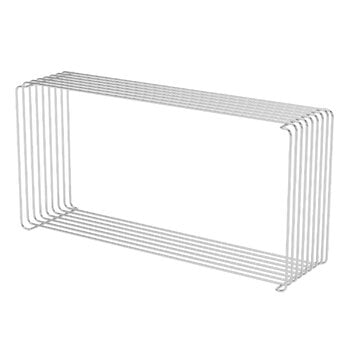 Shelving units, Panton Wire Extended module, depth 18,8 cm, 43 Chrome, Silver