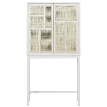 Design House Stockholm Air cabinet, stained white grey - cane