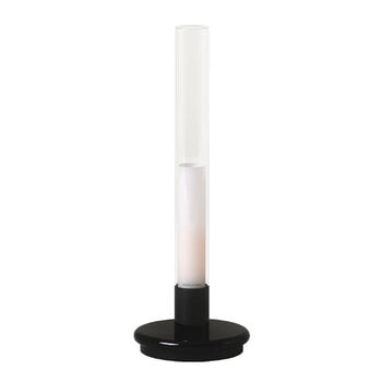 Santa & Cole Lampe de table portable Sylvestrina, transparent - noir