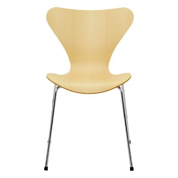 Fritz Hansen Series 7 3107 chair, chrome - beech veneer