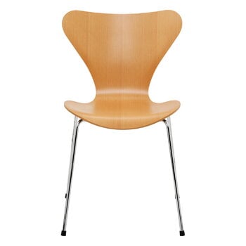 Fritz Hansen Series 7 3107 chair, chrome - oregon pine veneer