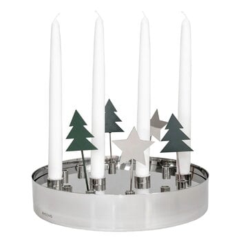 Klong Jubel Advent candleholder/vase, stainless steel, product image