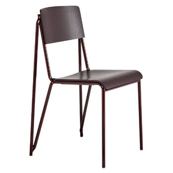 Dining chairs, Petit Standard chair, dark bordeaux - dark bordeaux, Red