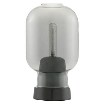 Normann Copenhagen Lampada da tavolo Amp, grigio - nero