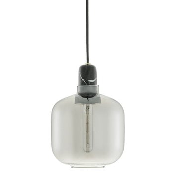 Normann Copenhagen Lampada Amp, piccola, grigio - nero