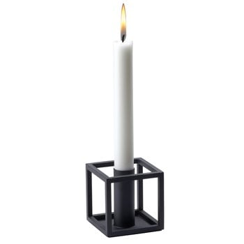 Audo Copenhagen Kubus 1 candleholder, black