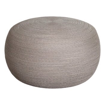 Cane-line Circle footstool, large, round, taupe