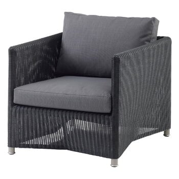 Cane-line Diamond lounge chair, graphite - grey