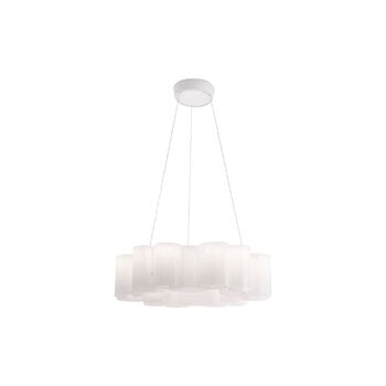 Pendant lamps, Honey pendant, round, 60 cm, white, White