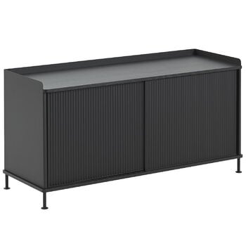 Muuto Enfold sideboard, 124,5 cm, low, black