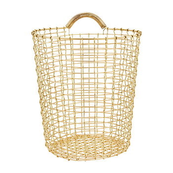 Korbo Bin 18 wire basket, brass