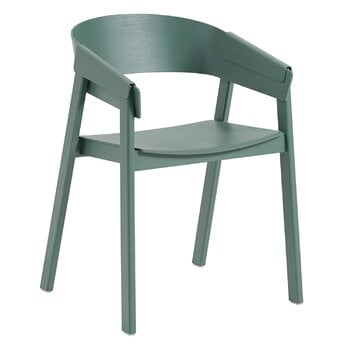 Muuto Cover tuoli, käsinojallinen, vihreä