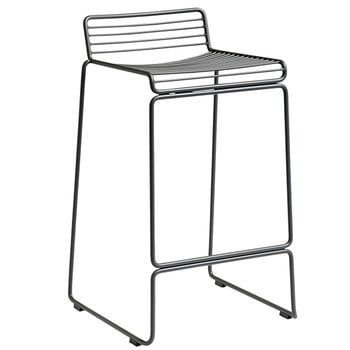 HAY Hee bar chair, asphalt grey