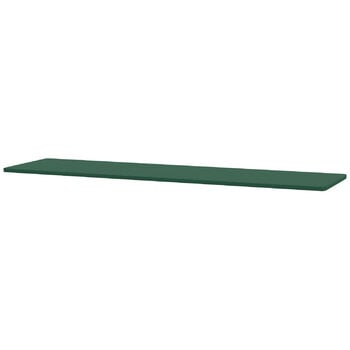 Shelving units, Panton Wire Double top panel, depth 18,8 cm, 136 Pine, Green