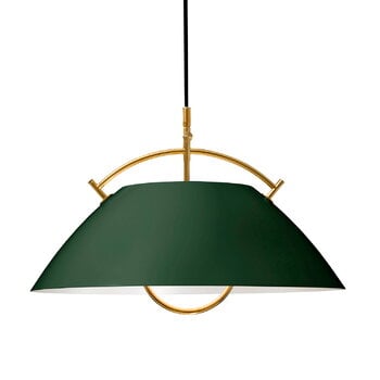 Pendellampor, Wegner pendellampa, dark green - guld, Grön