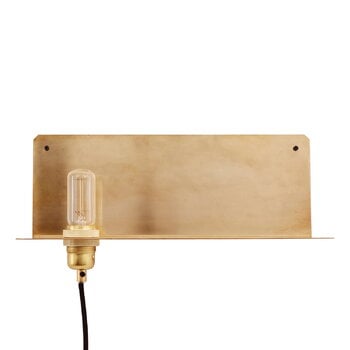Frama 90° wall lamp, brass
