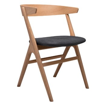 Sibast No 9 chair, smoked oak - anthracite leather