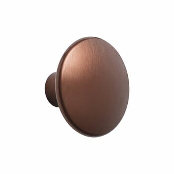 Muuto Gancio singolo Dots Metal, umber