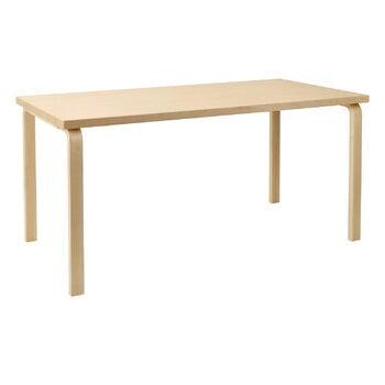 Dining tables, Aalto table 81A, birch, Natural