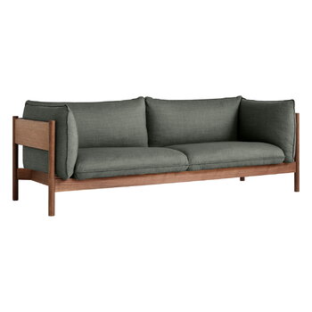 Sofas, Arbour Eco 3 Sitzer, Atlas 931 – Nussbaum geölt/gewachst, Braun