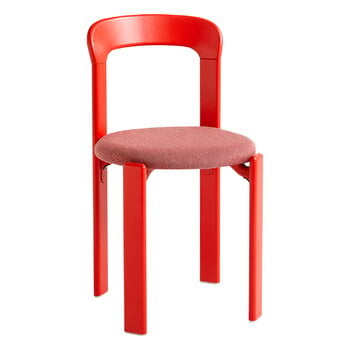 HAY Chaise Rey, rouge écarlate - rouge Steelcut Trio 636